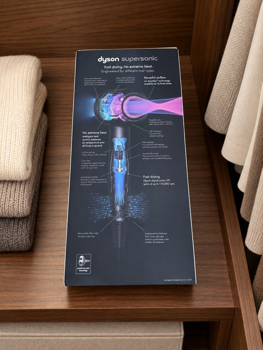 Dyson New Supersonic Hair Dryer with Pink Accent - Picture 8 of 10